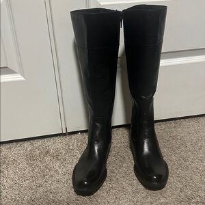 Born Black Heeled Boots